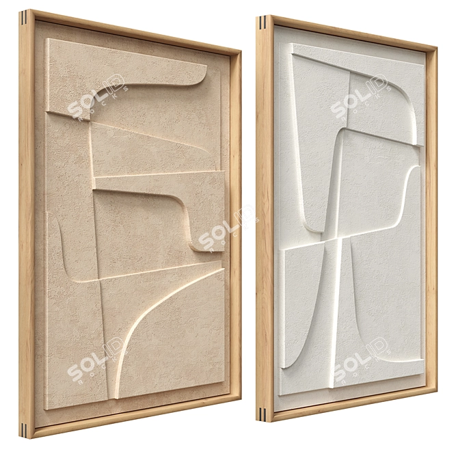 Atelier Plateau: Scandinavian Relief Set 3D model image 2