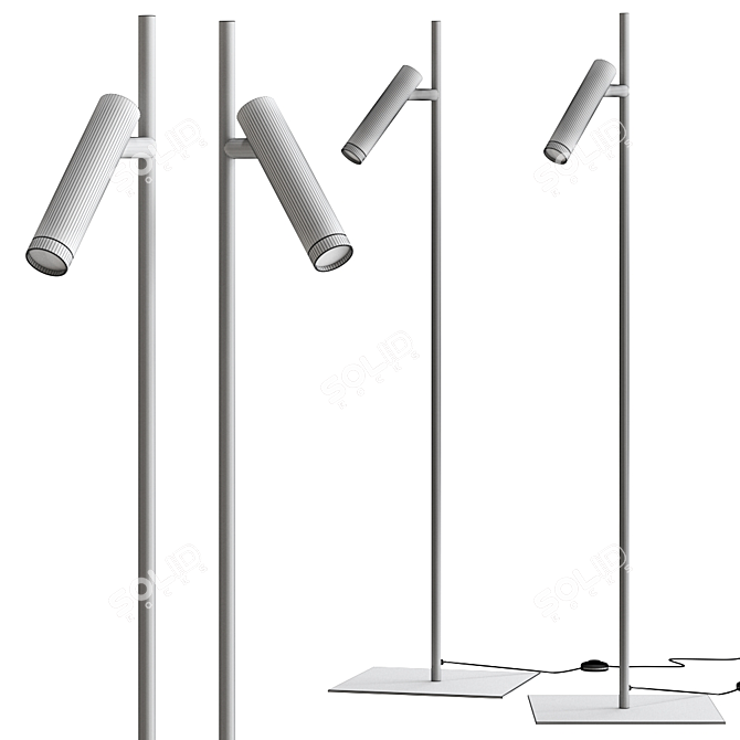 Luxcambra MANHATTAN P Floor Lamp: Stylish Lighting Solution 3D model image 2