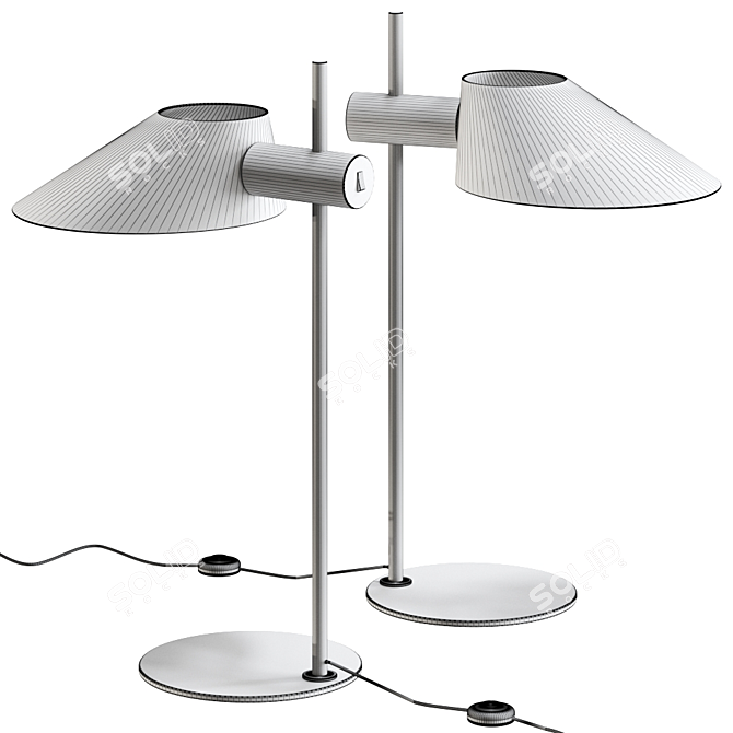Cohen Table Lamp: Elegant Illumination Delivered 3D model image 2