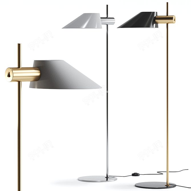 COHEN Floor Lamp: Elegance Illuminated 3D model image 1