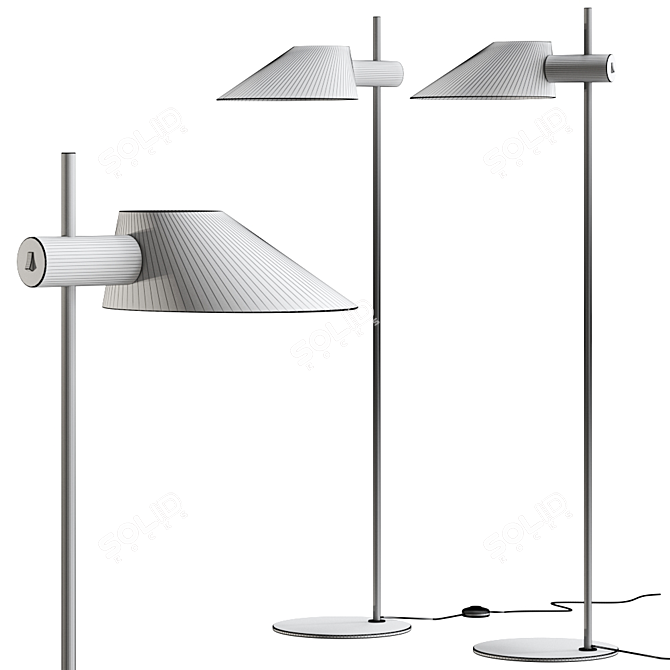 COHEN Floor Lamp: Elegance Illuminated 3D model image 2