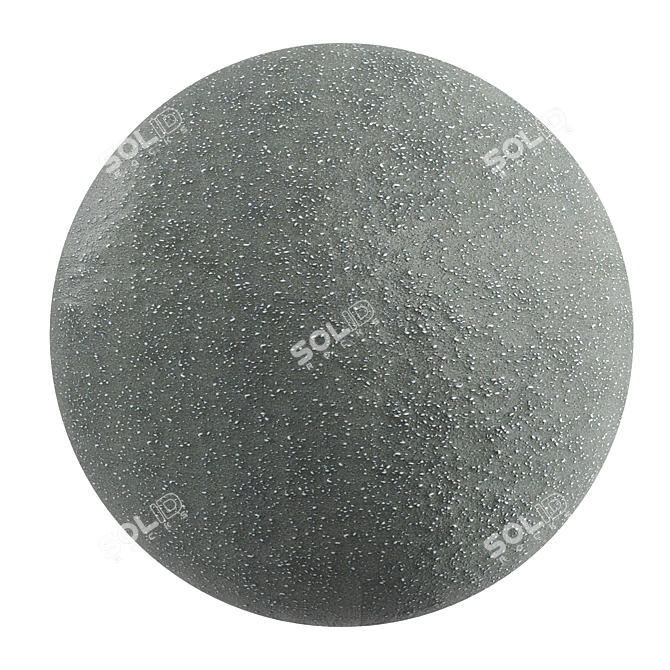 Concrete Gray Spotted Texture 3D model image 1