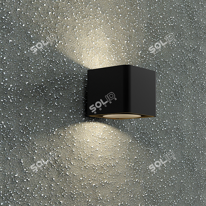 Concrete Gray Spotted Texture 3D model image 2