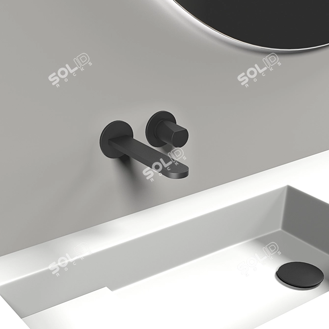 Antonio Lupi Bemado Bianco Opaco Sink Vanity 3D model image 6