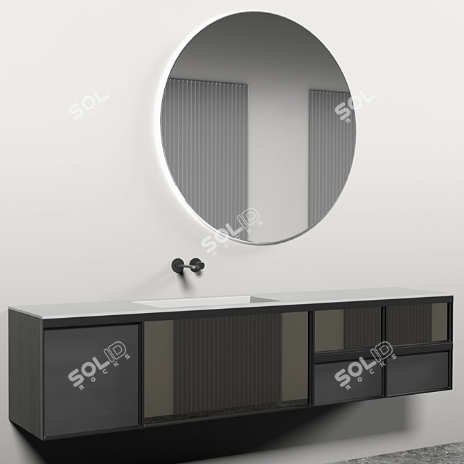 Antonio Lupi Bemado Bianco Opaco Sink Vanity 3D model image 10