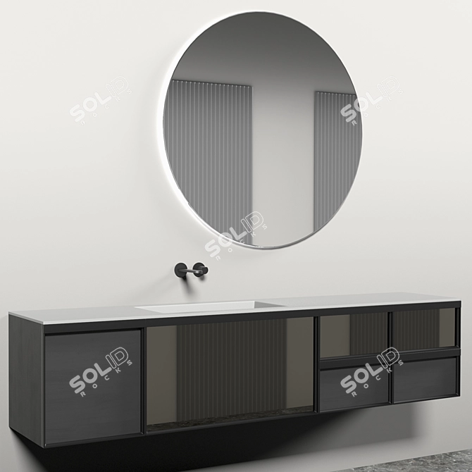Antonio Lupi Bemado Bianco Opaco Sink Vanity 3D model image 11