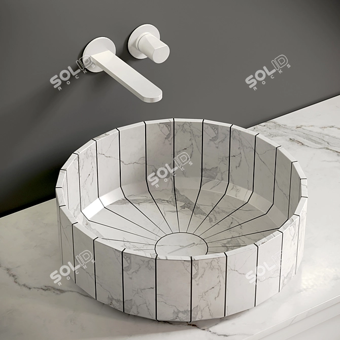 Antonio Lupi Bemado Bianco Opaco Sink Vanity 3D model image 13