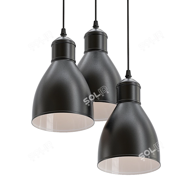 Eglo Priddy 49465 Pendant Chandelier 3D model image 1