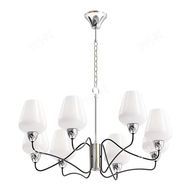 Crystal Lux RAUL SP8 Chandelier 3D model image 1