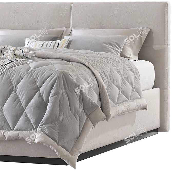 Luxury Payton Beds: Superior Comfort In Stylish Design 3D model image 2