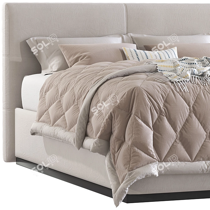 Luxury Payton Beds: Superior Comfort In Stylish Design 3D model image 4