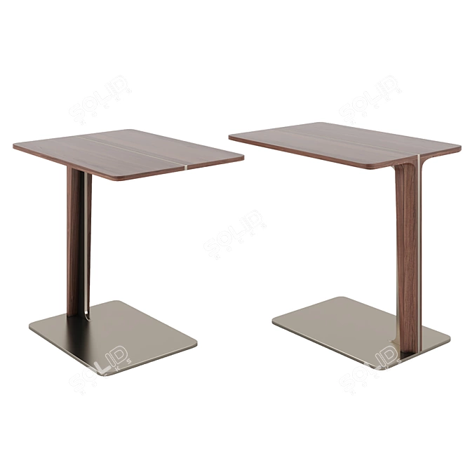 NATUZZI KENDO Elegant Accent Tables 3D model image 4