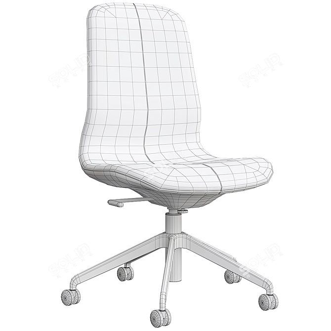 Ergonomic Office Chair: Långfjäll 2 3D model image 5