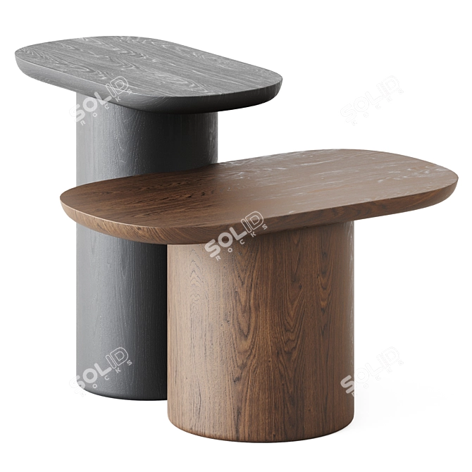 RAIN Porto High Table: Sleek and Stylish 3D model image 1