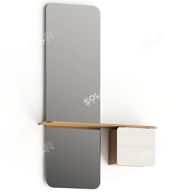 Reflective Elegance: UMAGE Spiegel Mirror 3D model image 1