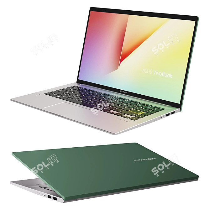 Asus Vivobook S14 (S435) - Stylish and Powerful Laptop 3D model image 1