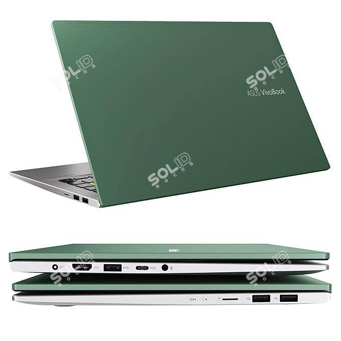 Asus Vivobook S14 (S435) - Stylish and Powerful Laptop 3D model image 2