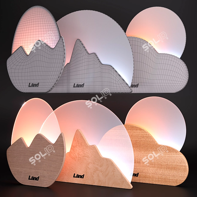 Luminous Landscapes Night Lights 3D model image 5