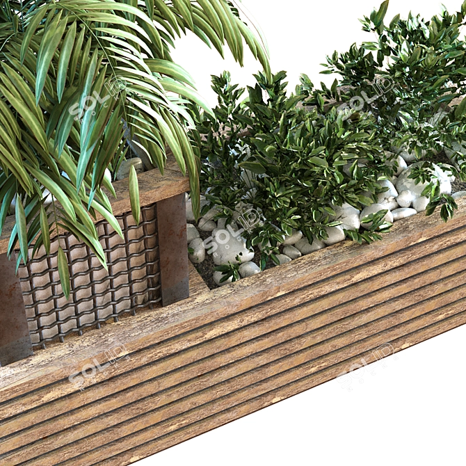 Greenery Box: 5-in-1 Plant Set 3D model image 4