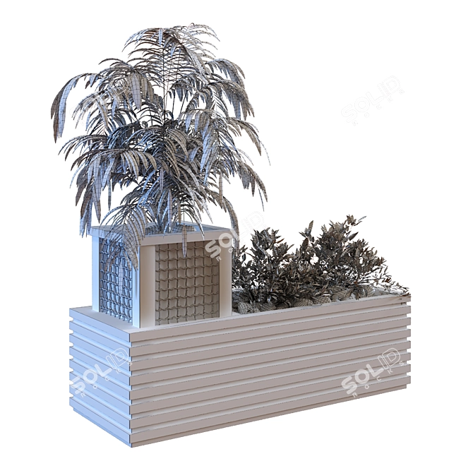 Greenery Box: 5-in-1 Plant Set 3D model image 6