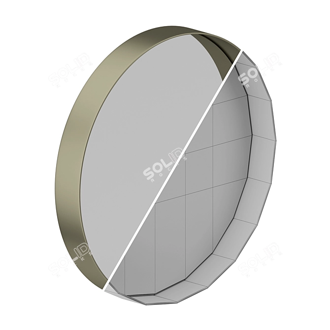 Reflective Wishes: Set of Mirrors 3D model image 4