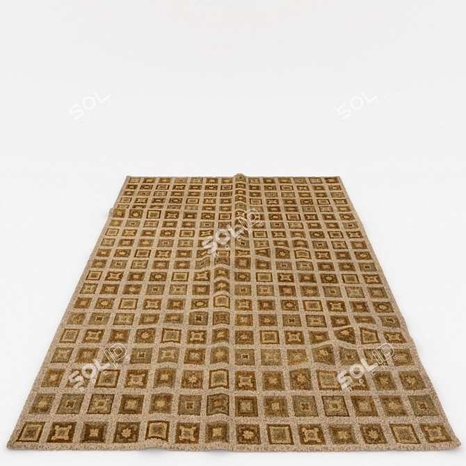 Versatile Set of 6 Rugs 3D model image 5