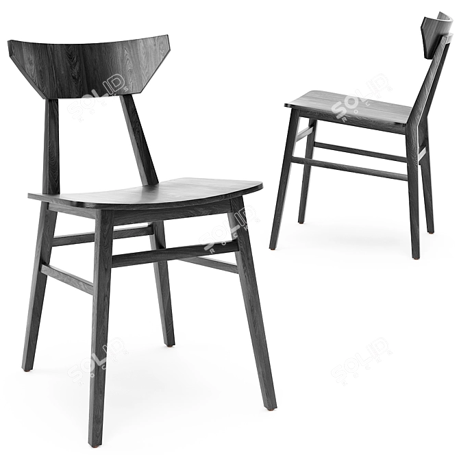 Modern Dolce Dining Set 3D model image 3