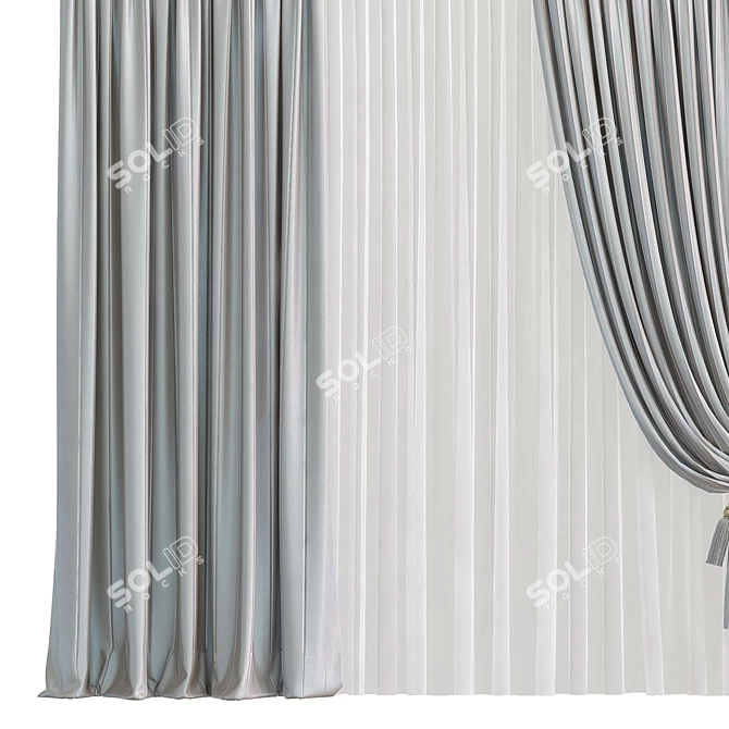 Renovated Curtain 915 3D model image 2