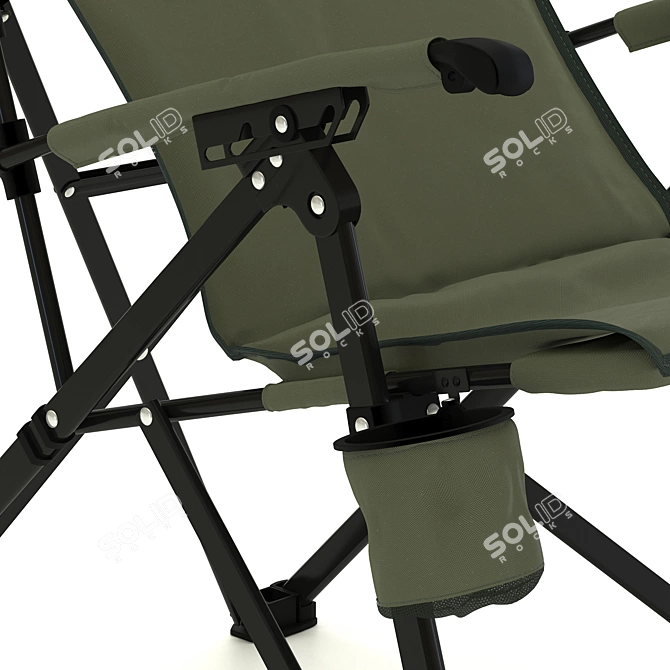 Woods Siesta Camping Chair 3D model image 3