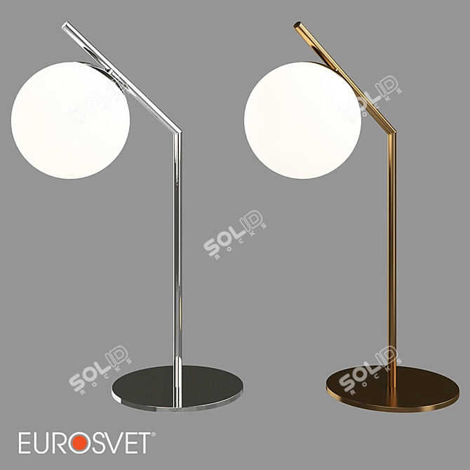 Frost Glass Table Lamp: Eurosvet 01082/1 3D model image 1