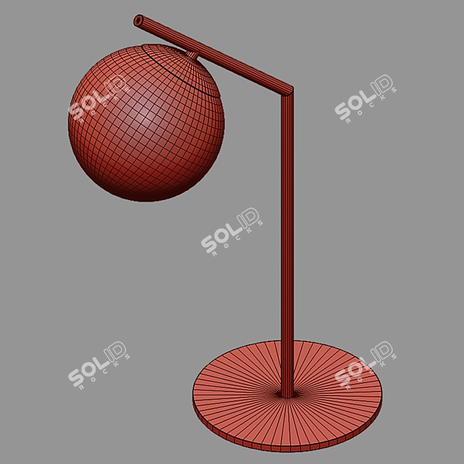 Frost Glass Table Lamp: Eurosvet 01082/1 3D model image 2