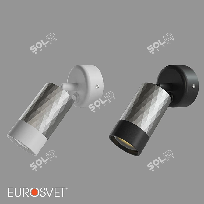 Eurosvet Mizar Wall Lamp 3D model image 1