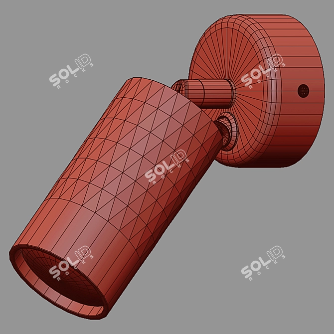 Eurosvet Mizar Wall Lamp 3D model image 2