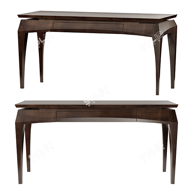 Sophisticated Xie Writing Desk by Hellman Chang 3D model image 1