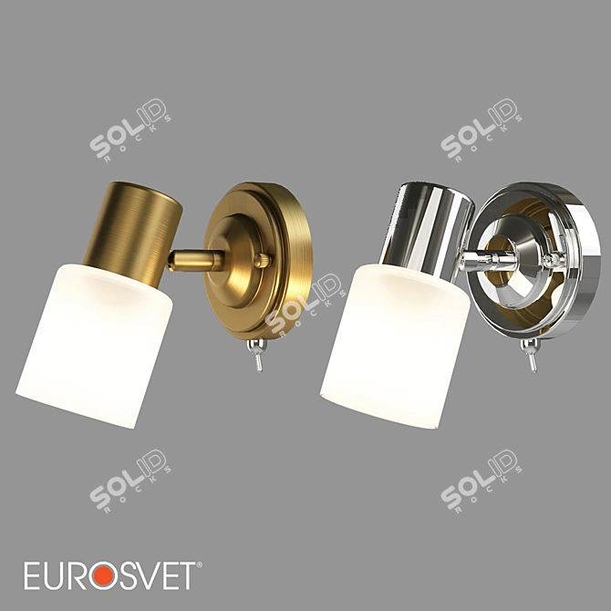 Elegant Corso Wall Lamp Eurosvet 3D model image 1