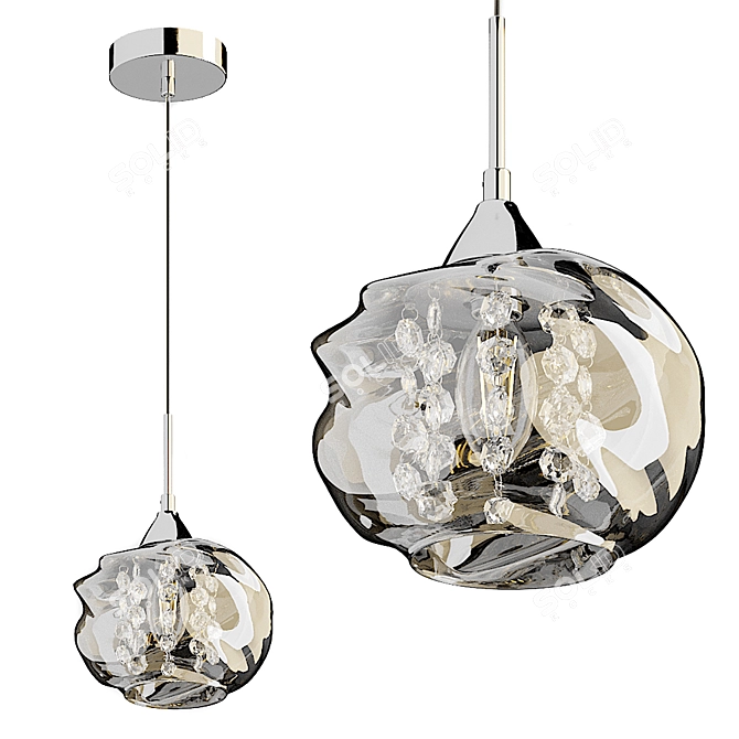 Maytoni Haze Pendant Lamp: Elegant Illumination. 3D model image 2