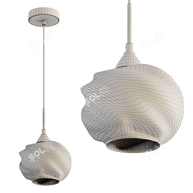 Maytoni Haze Pendant Lamp: Elegant Illumination. 3D model image 1