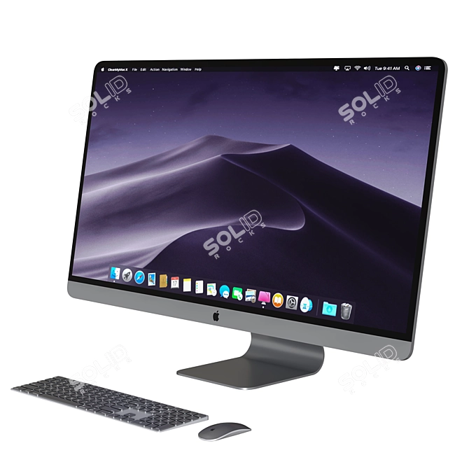 Cutting-Edge iMac Pro 2015 3D model image 1