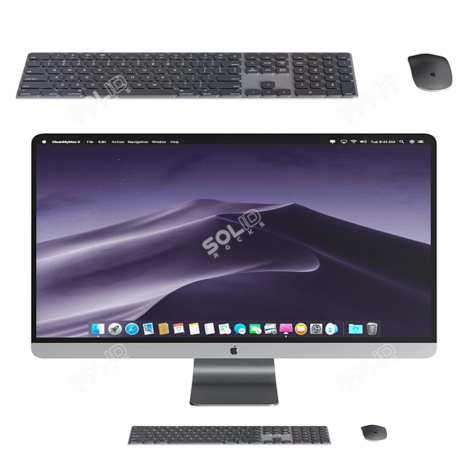 Cutting-Edge iMac Pro 2015 3D model image 2