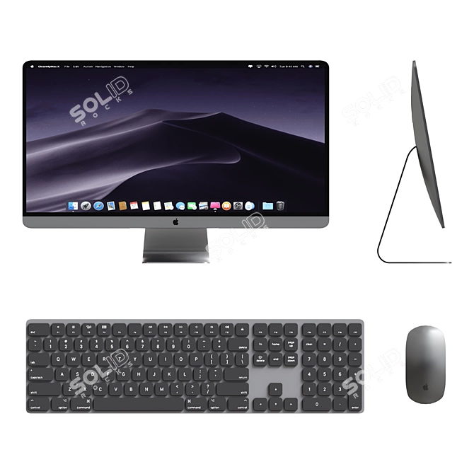 Cutting-Edge iMac Pro 2015 3D model image 5