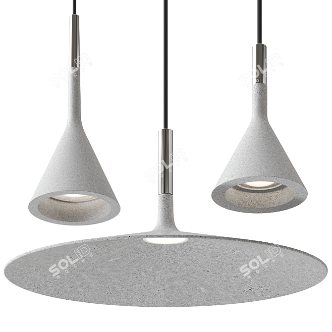 Aplomb LED Pendant Light: Stylish Illumination for Modern Spaces 3D model image 2