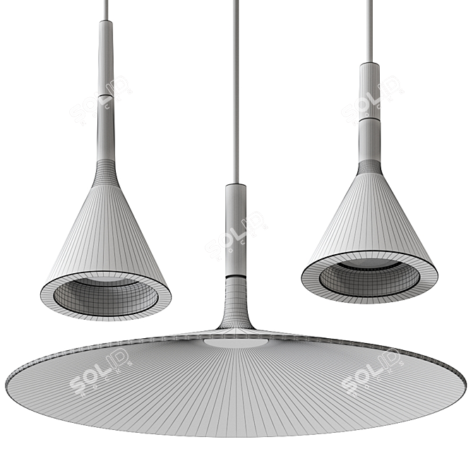 Aplomb LED Pendant Light: Stylish Illumination for Modern Spaces 3D model image 4