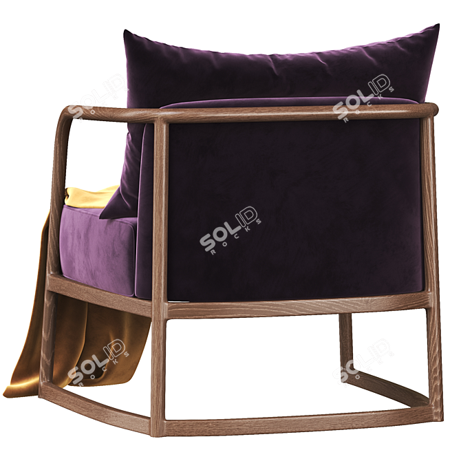 Griggs Modern Chair: Sleek Design & Ultimate Comfort 3D model image 4