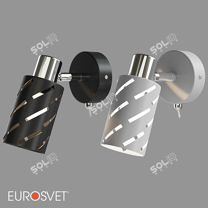 Minimalist Wall Lamp Eurosvet Fente 3D model image 1