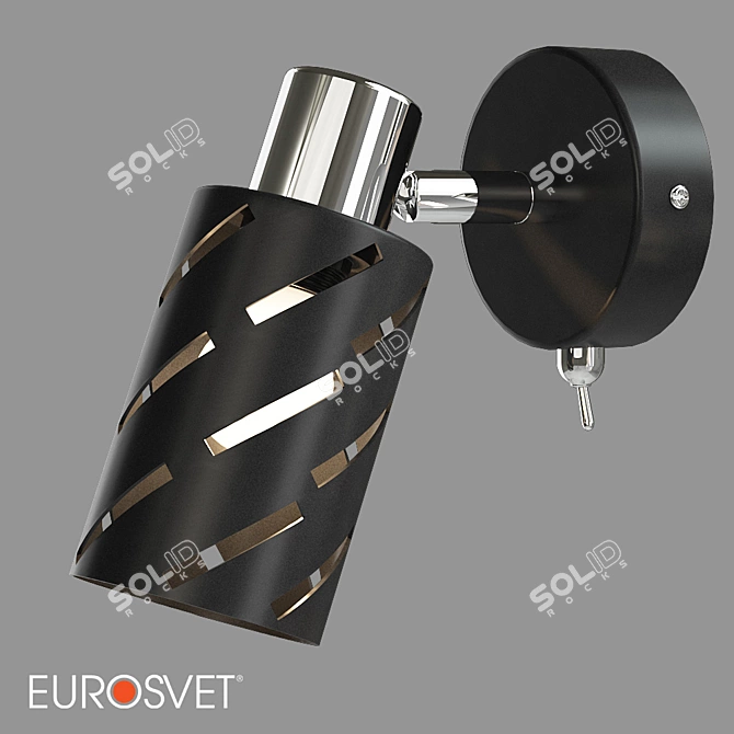 Minimalist Wall Lamp Eurosvet Fente 3D model image 3