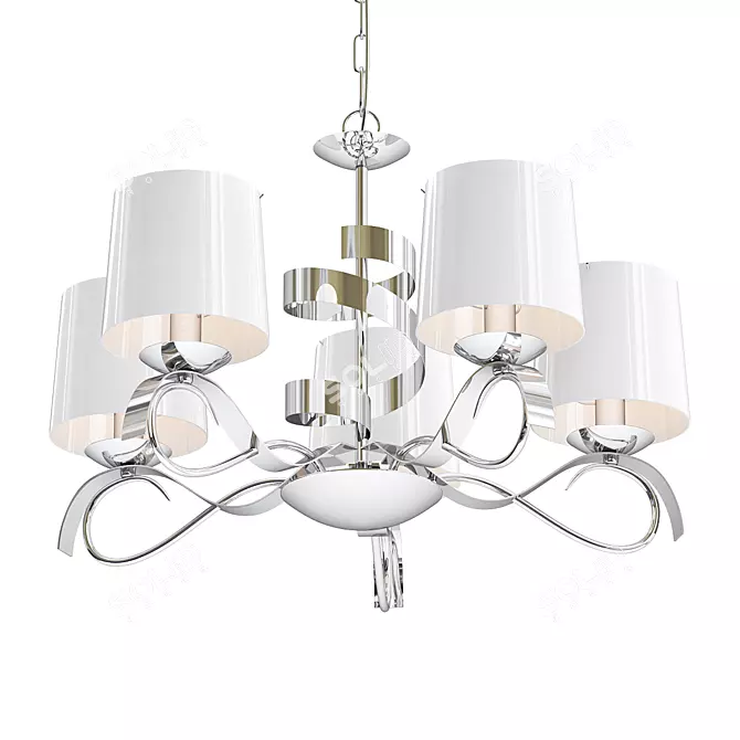 Omnilux OML-60103-05 Pendant Chandelier 3D model image 1