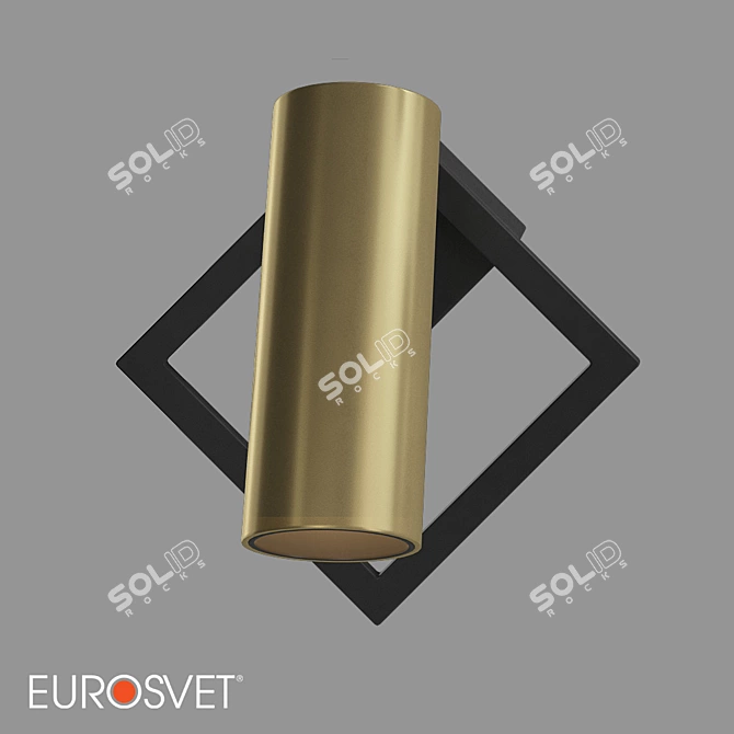 Turro LED Wall Light Eurosvet 20091/1 - Sleek and Minimalistic 3D model image 2