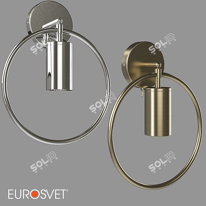 Eurosvet Coin Wall Lamp 3D model image 6