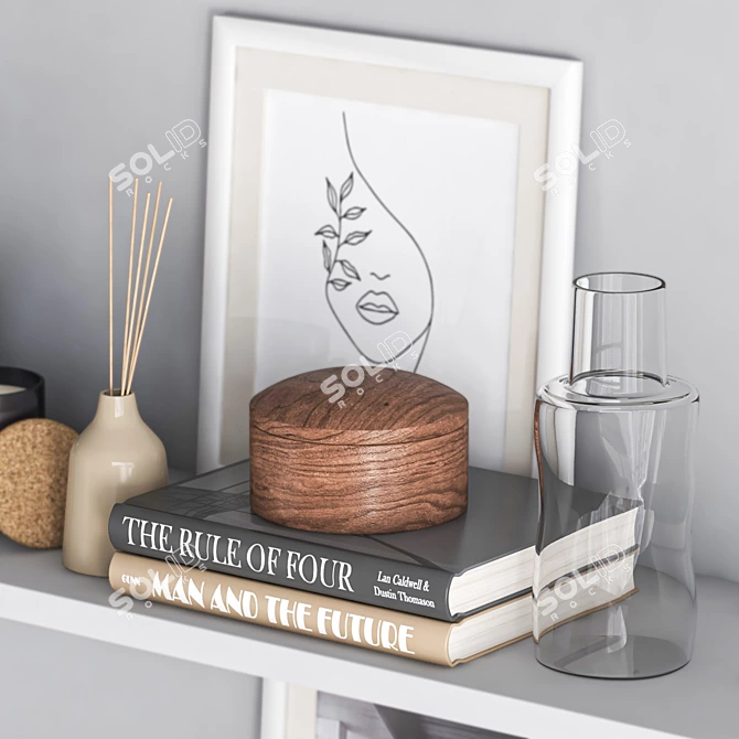 H&M Decorative Set - Stylish Home Décor 3D model image 2