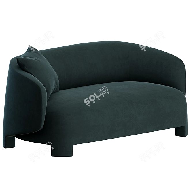 Contemporary Taru 2-Seater Sofa: Ligne Roset Elegance 3D model image 3